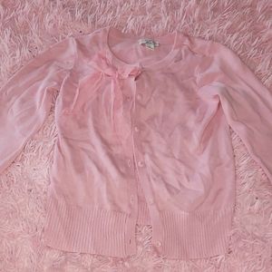 Pink thin sweater